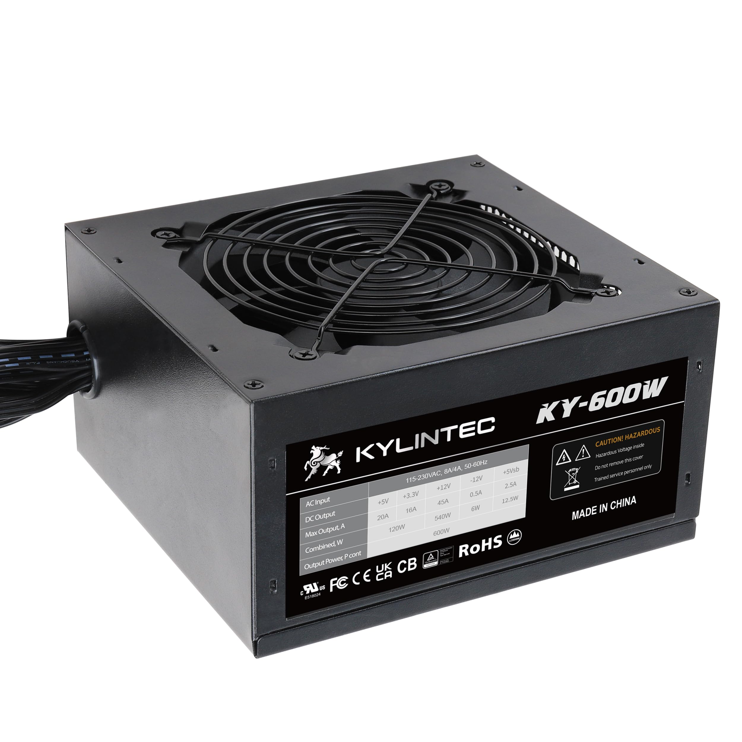 Amazon.com: 600w Power Supply ATX PSU Non-Modular with 6+2 Pin